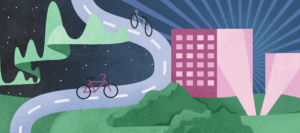 Световое граффити и диваны-качели. Как в Полярных Зорях меняются серые улицы