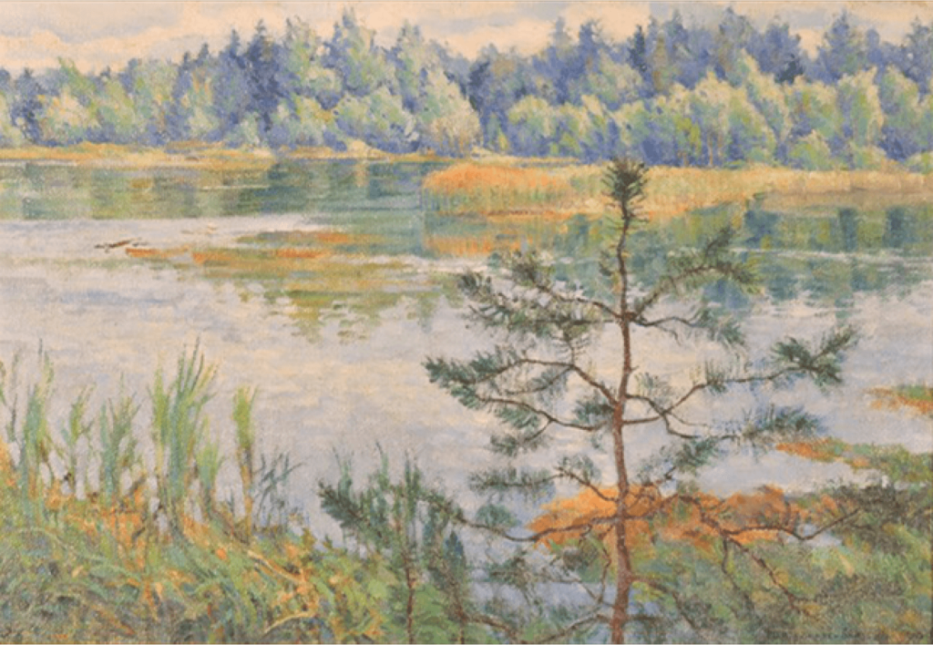 Картины, написанные вблизи Удомли Пейзажи наяву и на холсте. История дачи «Чайка» в Удомле