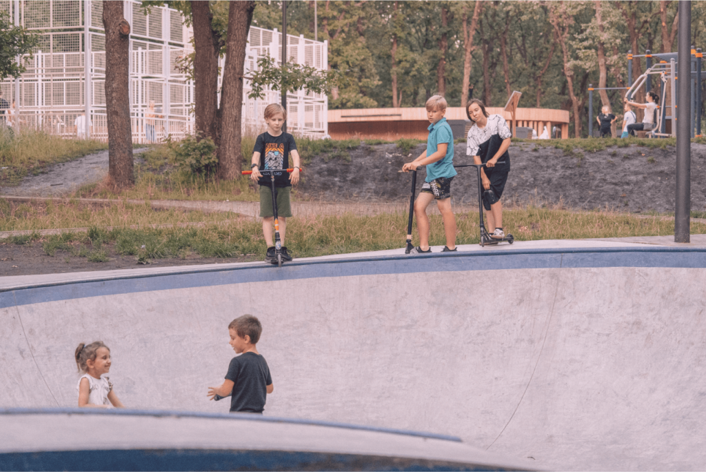 В «Новопарке» есть места для активного отдыха В «Новопарке» есть места для активного отдыха